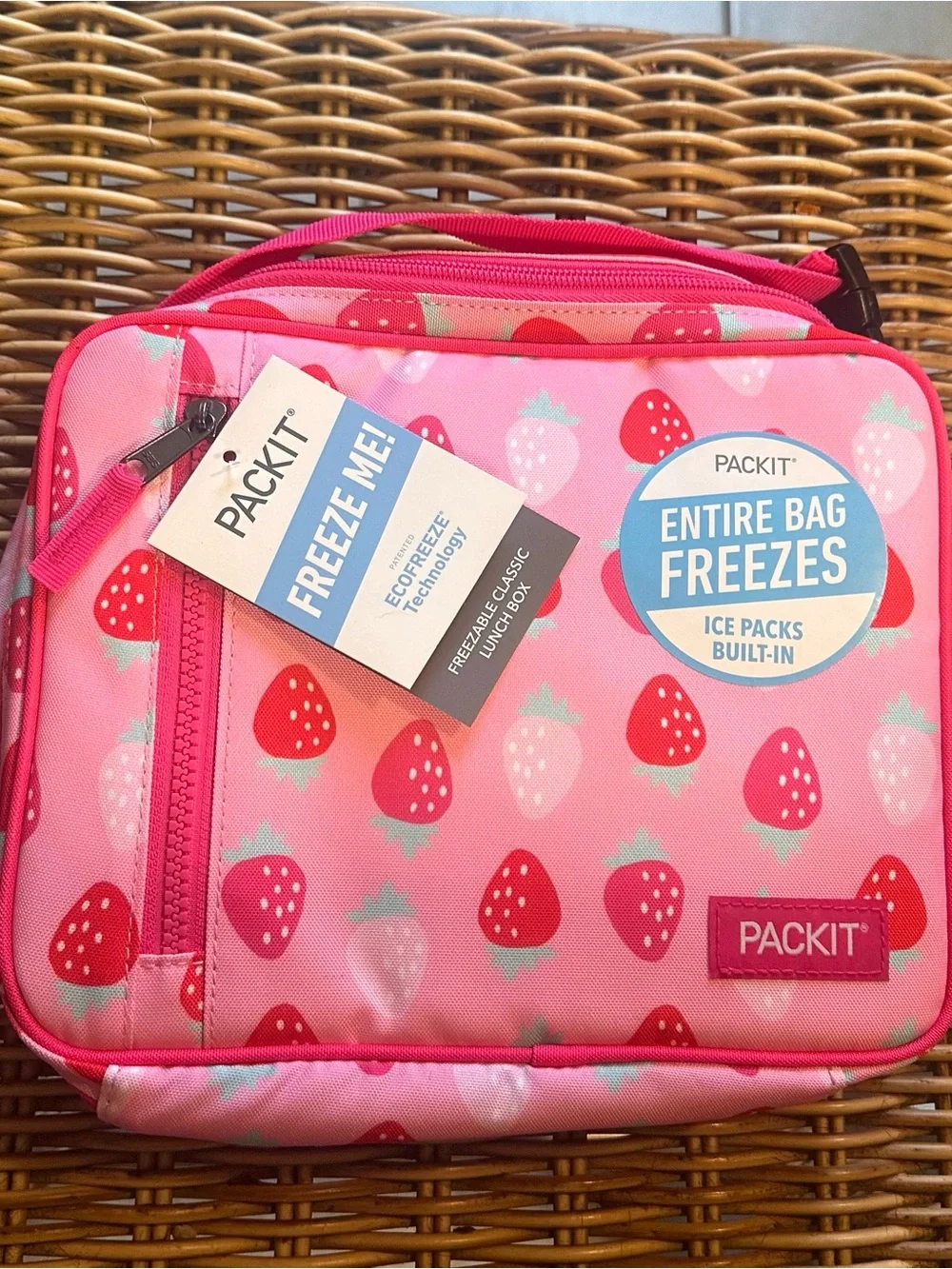 PackIt Freezable, Reusable Lunch Box built in ice packs